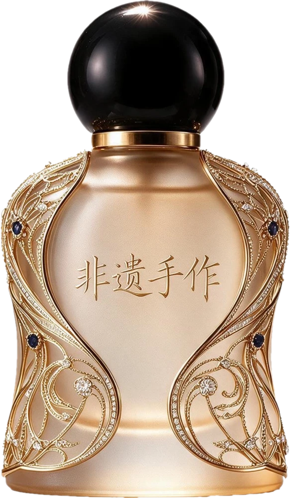 999 黄金香水 · 非遗手作鎏金瓶身