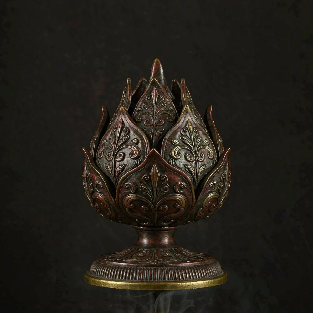莲花炉系列 · 莲花瓣造型香器